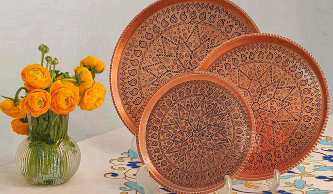 خرید سینی مسی در وبزینر