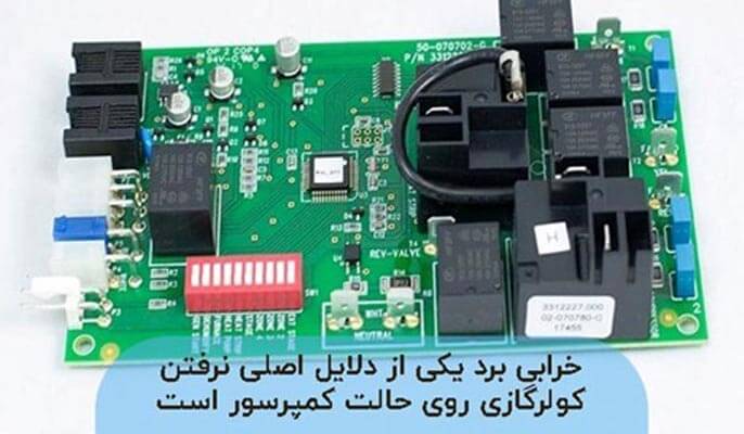 چرا کولر گازی روی موتور نمی رود؟ 2 در وبزینر نقص در برد کنترلی یا سنسورها - وبزینر