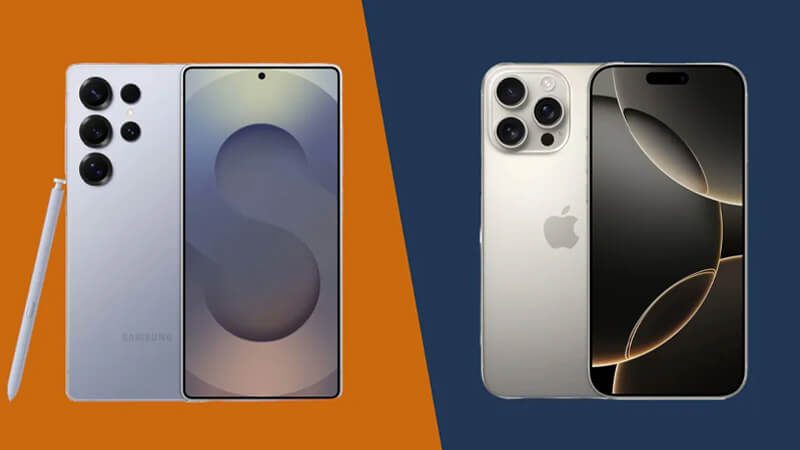مقایسه s25 ultra با iphone 16 pro max – کدام برای شما بهتر است؟ - وبزینر