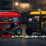 موتور برق تک فاز یا سه فاز - وبزینر