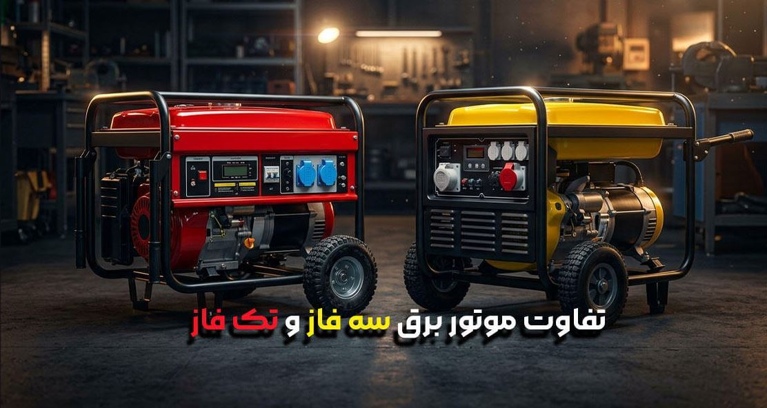 موتور برق تک فاز یا سه فاز - وبزینر